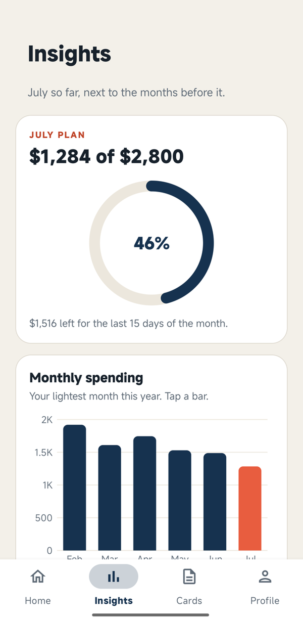 Lumen insights screen built with ApkPy